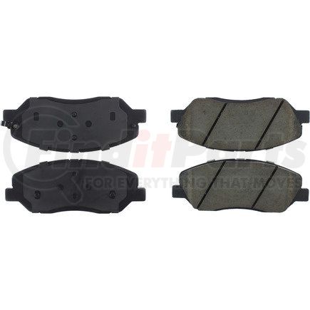 Centric 308.12020 Disc Brake Pad Set Street Brake Pads with Shims and Hardware