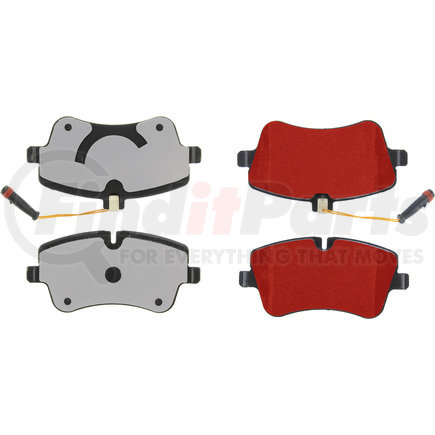 500.08721 by CENTRIC - PQ PRO Disc Brake Pads with Hardware