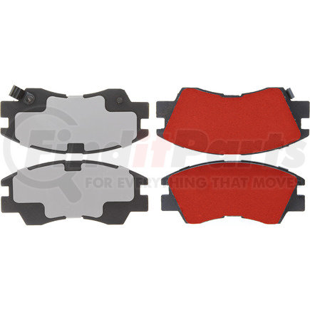 500.03490 by CENTRIC - PQ PRO Disc Brake Pads with Hardware