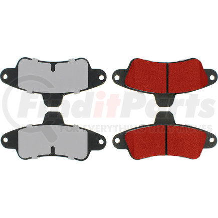 500.06610 by CENTRIC - PQ PRO Disc Brake Pads with Hardware