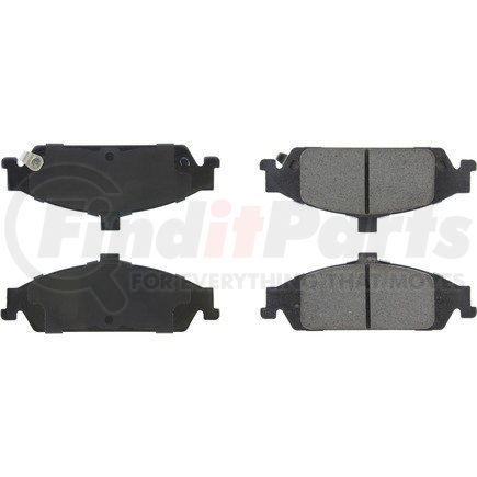 Centric 308.07270 Disc Brake Pad Set Street Brake Pads with Shims and Hardware