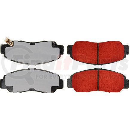 500.09590 by CENTRIC - PQ PRO Disc Brake Pads with Hardware