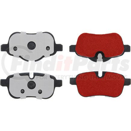 500.1433 by CENTRIC - PQ PRO Disc Brake Pads with Hardware