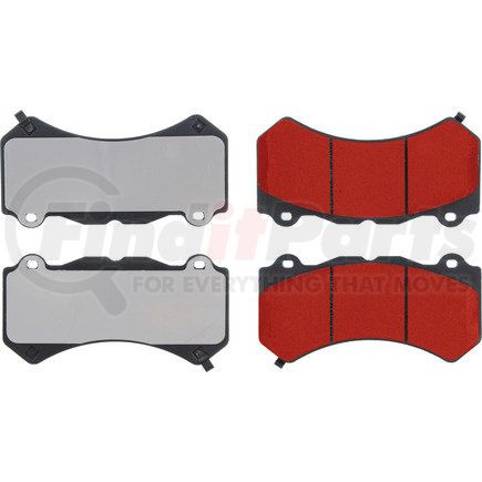 500.14051 by CENTRIC - PQ PRO Disc Brake Pads with Hardware