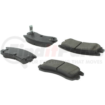 102.07140 by CENTRIC - C-Tek Semi-Metallic Brake Pads with Shims