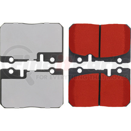 500.0665 by CENTRIC - PQ PRO Disc Brake Pads with Hardware