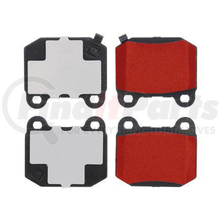 Centric 500.09610 Disc Brake Pad Set PQ PRO Disc Brake Pads with Hardware