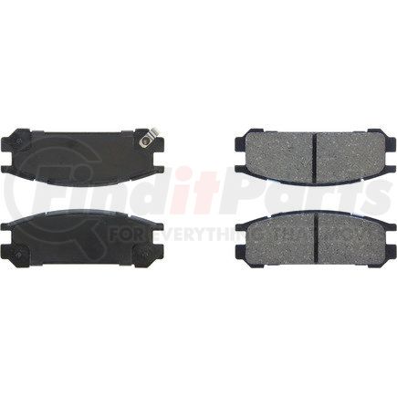 308.04710 by CENTRIC - Street Brake Pads Rear with Shims and Hardware