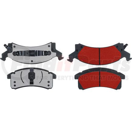 500.05060 by CENTRIC - PQ PRO Disc Brake Pads with Hardware