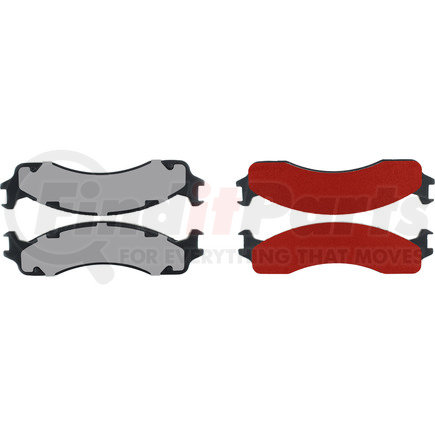 Centric 500.06550 Disc Brake Pad Set PQ PRO Disc Brake Pads with Hardware