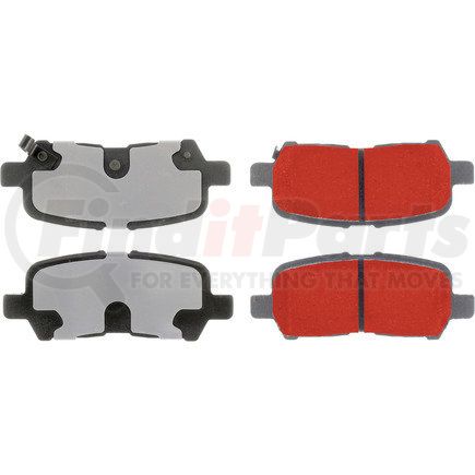 500.09990 by CENTRIC - PQ PRO Disc Brake Pads with Hardware