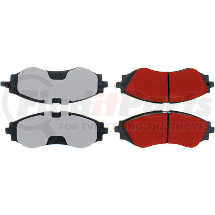 500.07970 by CENTRIC - PQ PRO Disc Brake Pads with Hardware