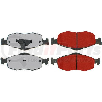 500.06480 by CENTRIC - PQ PRO Disc Brake Pads with Hardware