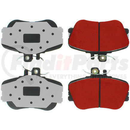 500.06450 by CENTRIC - PQ PRO Disc Brake Pads with Hardware