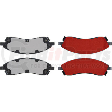 Centric 500.10190 Disc Brake Pad Set PQ PRO Disc Brake Pads with Hardware