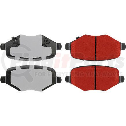 500.17190 by CENTRIC - PQ PRO Disc Brake Pads with Hardware