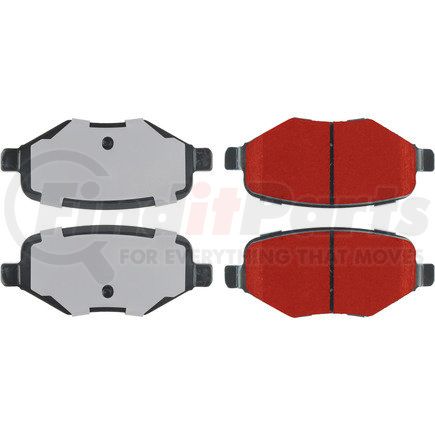 500.13771 by CENTRIC - PQ PRO Disc Brake Pads with Hardware