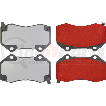 Centric 500.13790 Disc Brake Pad Set PQ PRO Disc Brake Pads with Hardware