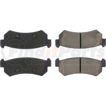 308.10360 by CENTRIC - Street Brake Pads Rear with Shims and Hardware