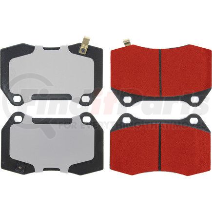 500.09600 by CENTRIC - PQ PRO Disc Brake Pads with Hardware