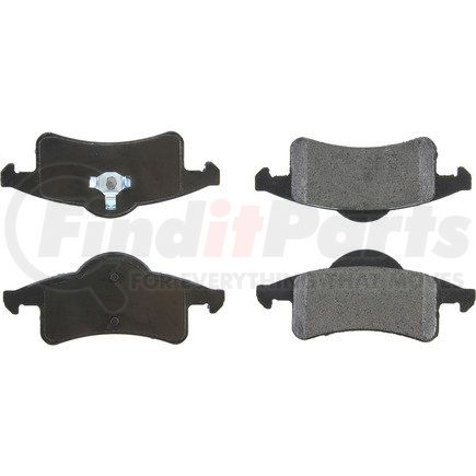 308.07910 by CENTRIC - Street Brake Pads Rear with Shims