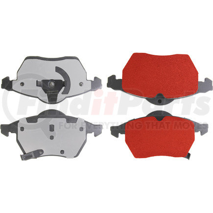 500.08190 by CENTRIC - PQ PRO Disc Brake Pads with Hardware