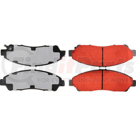 500.13780 by CENTRIC - PQ PRO Disc Brake Pads with Hardware