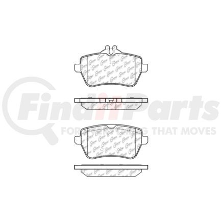 100.16890 by CENTRIC - Disc Brake Pad