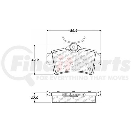 308.06270 by CENTRIC - StopTech Street Brake Pad