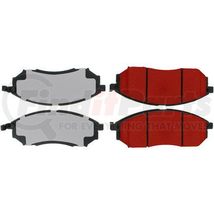 500.08880 by CENTRIC - PQ PRO Disc Brake Pads with Hardware