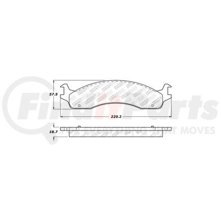 305.06550 by CENTRIC - Street Slect Brake Pads