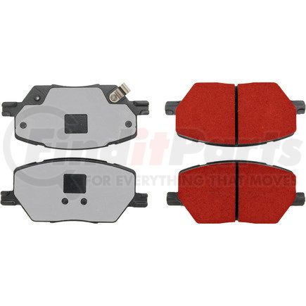 Centric 500.18110 Disc Brake Pad Set PQ PRO Disc Brake Pads with Hardware