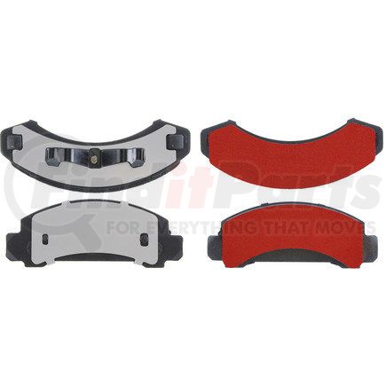 500.03870 by CENTRIC - PQ PRO Disc Brake Pads with Hardware