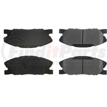 106.17670 by CENTRIC - Posi Quiet Extended Wear Brake Pads with Shims and Hardware