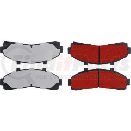 500.06520 by CENTRIC - PQ PRO Disc Brake Pads with Hardware