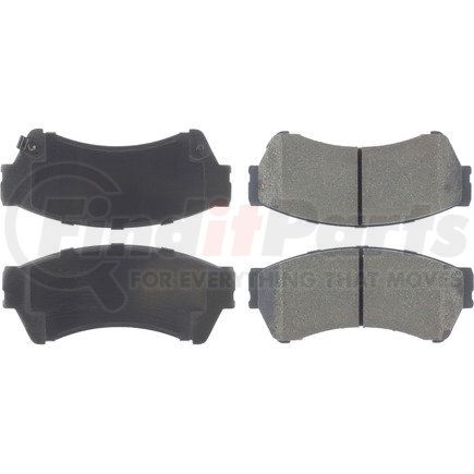 Centric 305.11640 Disc Brake Pad Set Street Slect Brake Pads with Hardware