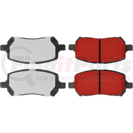 500.09560 by CENTRIC - PQ PRO Disc Brake Pads with Hardware