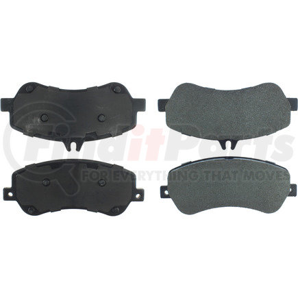 300.14060 by CENTRIC - Centric Premium Semi-Metallic Brake Pads with Shims and Hardware