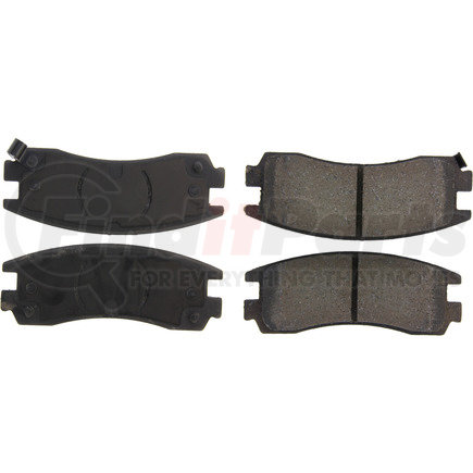 Centric 305.06980 Disc Brake Pad Set Street Slect Brake Pads with Hardware