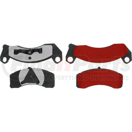 500.04990 by CENTRIC - PQ PRO Disc Brake Pads with Hardware