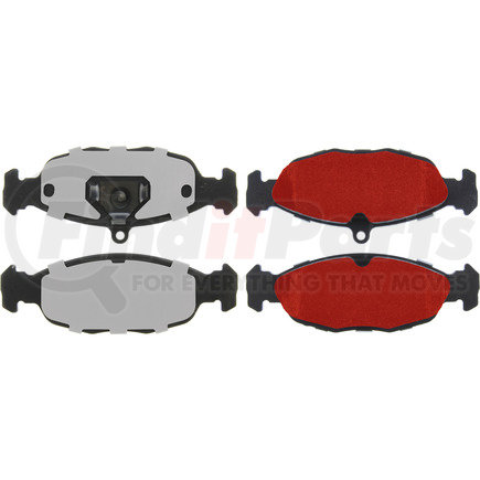 500.06880 by CENTRIC - PQ PRO Disc Brake Pads with Hardware