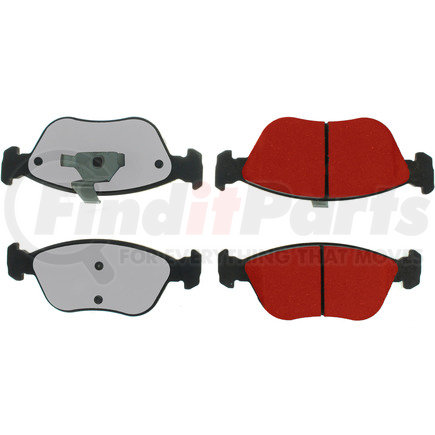 500.06180 by CENTRIC - PQ PRO Disc Brake Pads with Hardware