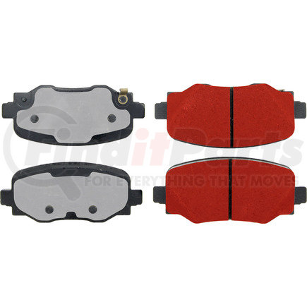 500.18090 by CENTRIC - PQ PRO Disc Brake Pads with Hardware