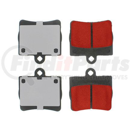 500.07390 by CENTRIC - PQ PRO Disc Brake Pads with Hardware