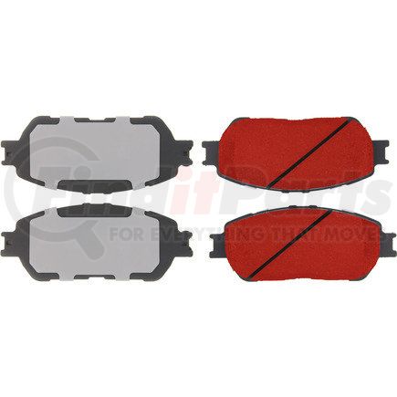500.09060 by CENTRIC - PQ PRO Disc Brake Pads with Hardware