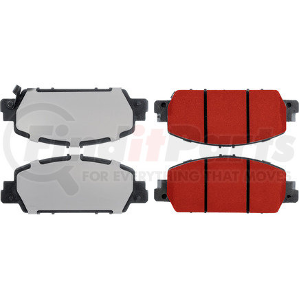 500.16540 by CENTRIC - PQ PRO Disc Brake Pads with Hardware