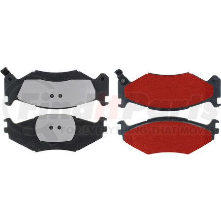 500.05220 by CENTRIC - PQ PRO Disc Brake Pads with Hardware