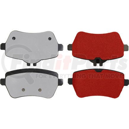 500.16890 by CENTRIC - PQ PRO Disc Brake Pads with Hardware