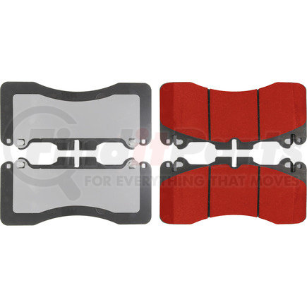 500.14400 by CENTRIC - PQ PRO Disc Brake Pads with Hardware