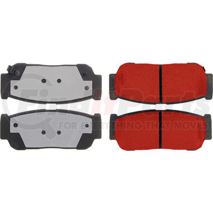 500.0954 by CENTRIC - PQ PRO Disc Brake Pads with Hardware